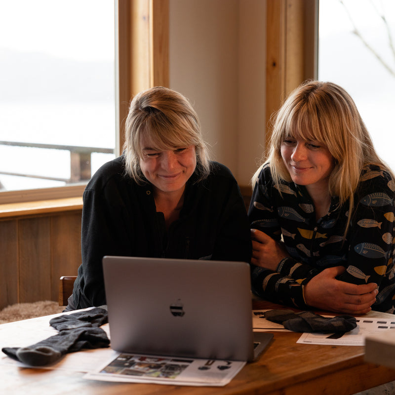 Mutual Crush: Developing Work Socks with the Salmon Sisters