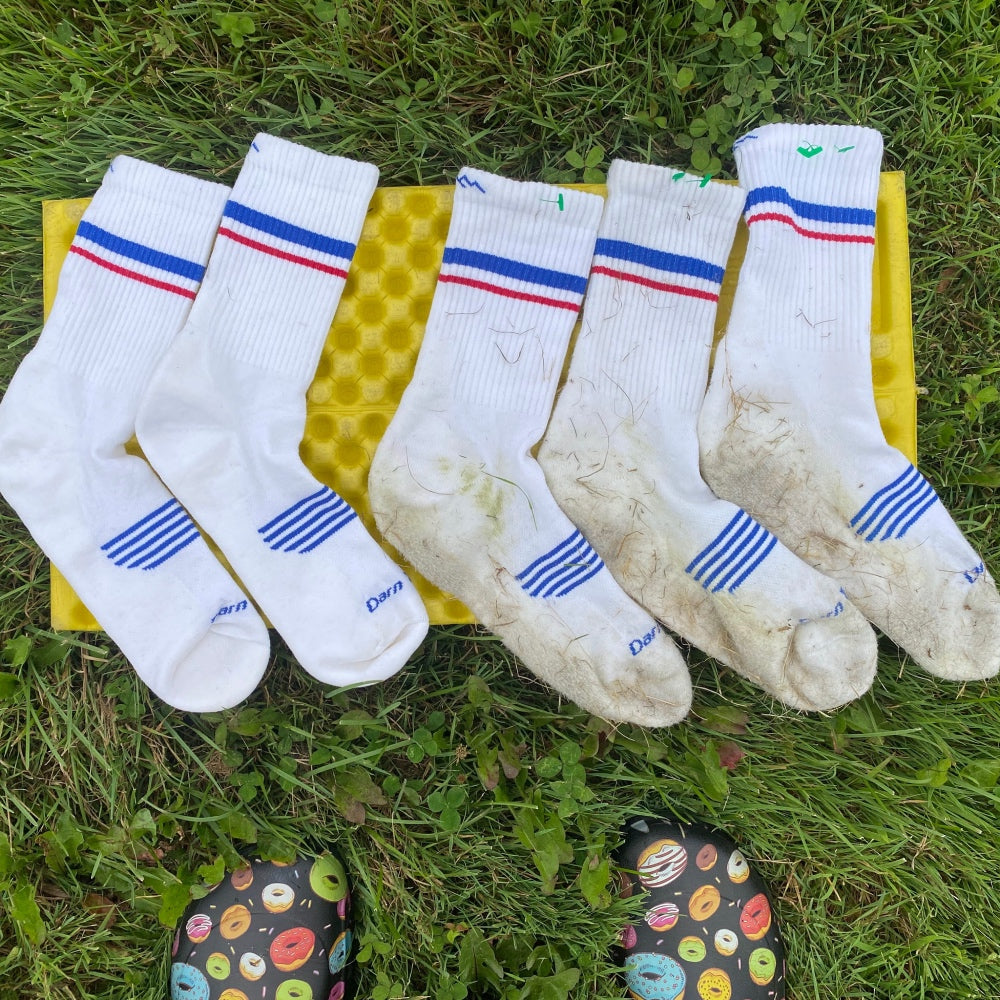 How to Get Stains Out of White Socks: A Scientific-Ish Experiment
