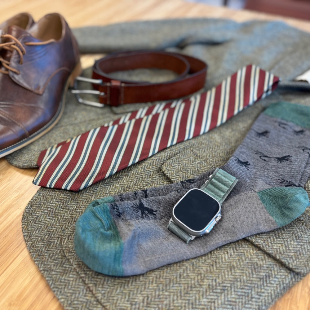How to Match Men's Dress Socks to Accessories: Ties, Pocket Squares, Belts, & More