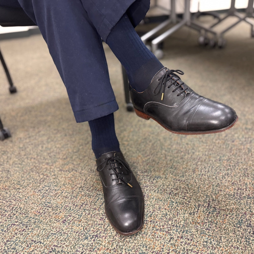 Should Dress Socks Match Pants or Shoes? A Color Guide to Men's Dress Socks