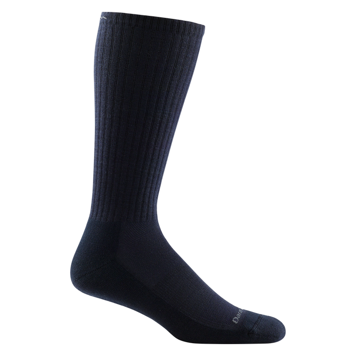 1480 men's the standard mid-calf lifestyle sock in color navy with ligth gray darn tough signature on forefoot