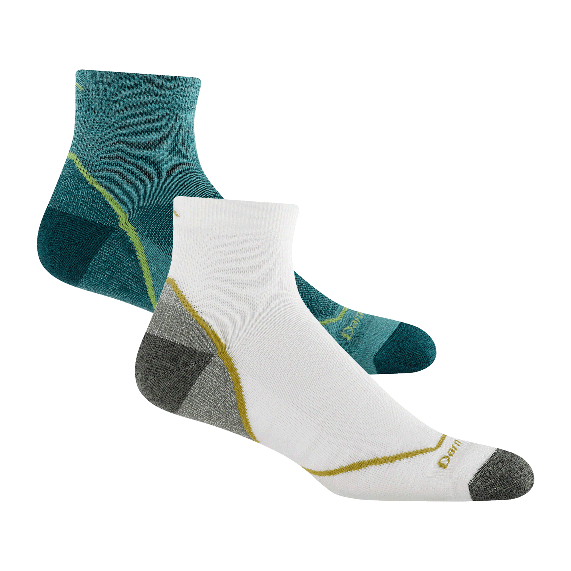 Bundle image of the Men's Limited Edition Quarter Light Hiker in aqua and white