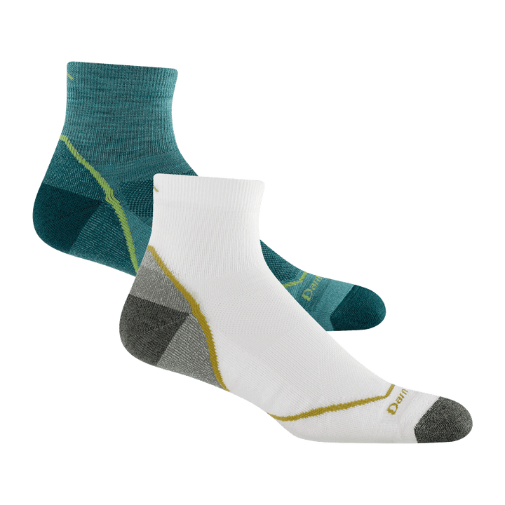 Bundle image of the Men's Limited Edition Quarter Light Hiker in aqua and white