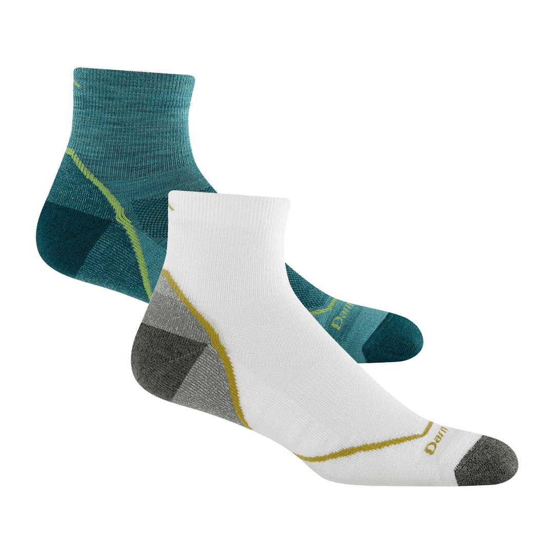 Bundle image of the Men's Limited Edition Quarter Light Hiker in aqua and white