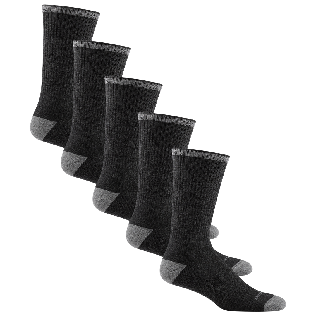 5 pack bundle shot of 2001 Men's John Henry Work sock in Gravel colorway