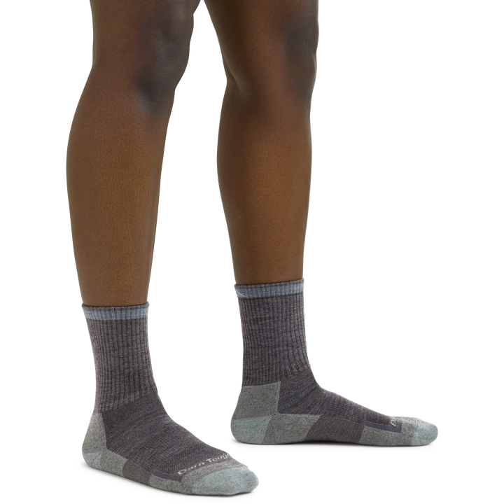 Women's Ida May Work Socks in Shale on foot