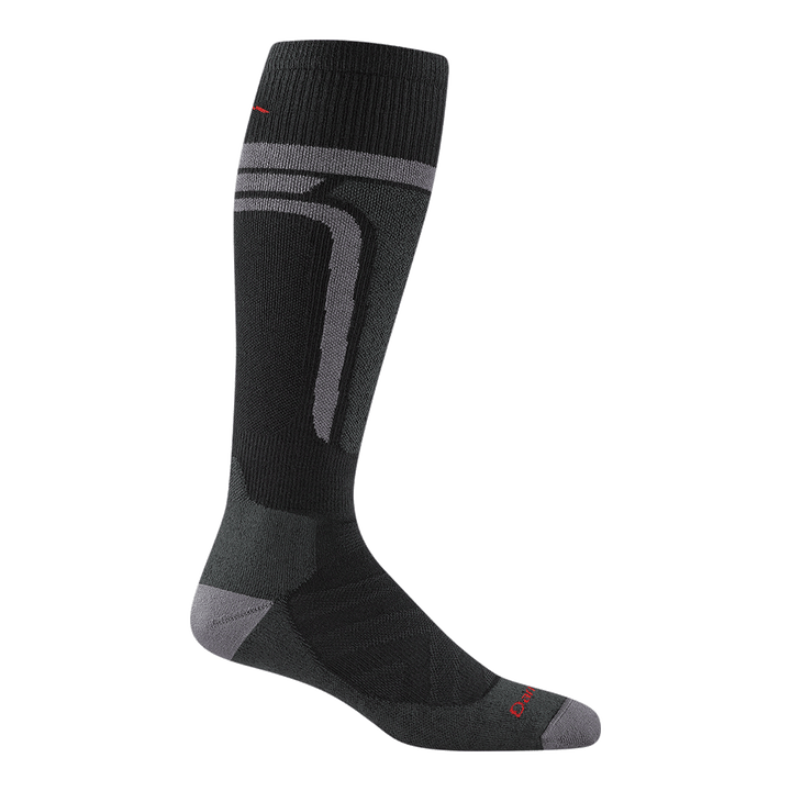 8058 Thermolite edge in black featuring gray heel/toe, stripe around the cuff and stripe down the leg around the shin pad