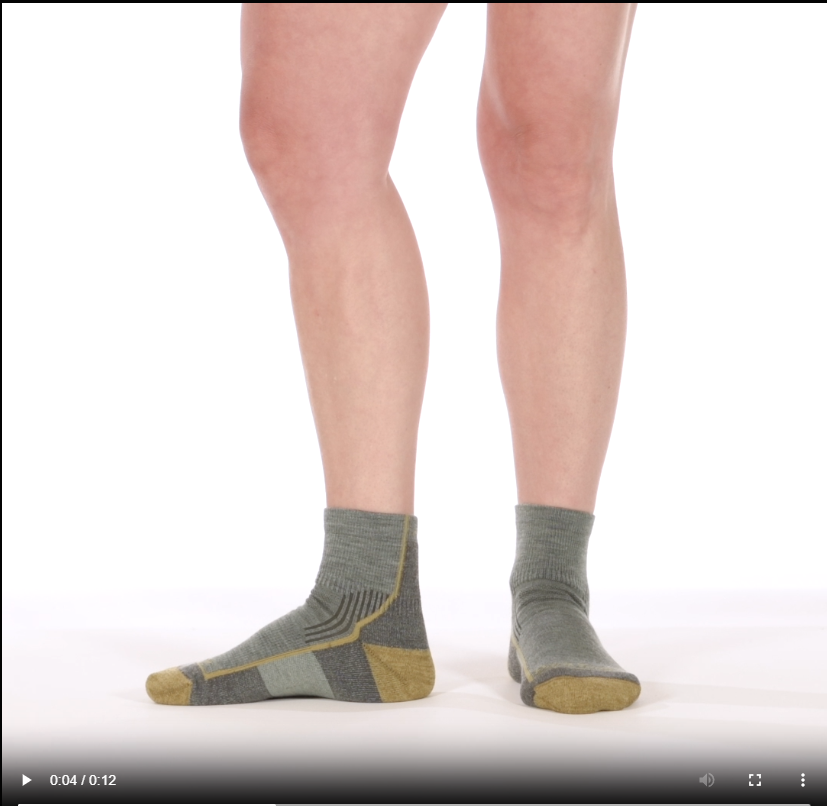 model rotating 360 wearing the 1958 Midweight Quarter Hiker  in Sage