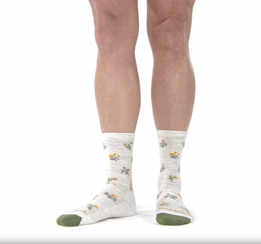 Women's Wildflower Crew Lightweight Lifestyle Socks