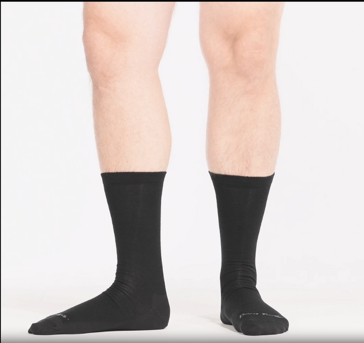 Men's Solid Crew Lightweight Lifestyle Socks